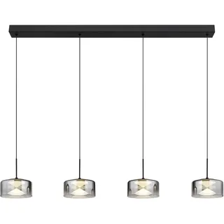 GLOBO Belinda 4-flg. 105 cm rund schwarz