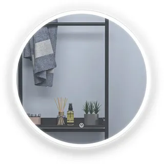 Aica Sanitär Badspiegel Badspiegel LED Rund Touch Beleuchtung Wandspiegel Badezimmerspiegel Mit Anti-Beschlag | Ø 100 cm
