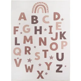KADIMA DESIGN TINO Kinderteppich 140 x 200 cm Beige/Creme