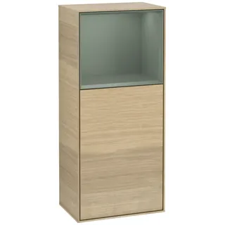 Villeroy & Boch Finion Seitenschrank 41,8 x 93,6 x 27 cm Olive Matt/Eiche
