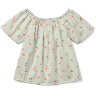 Tchibo - Kinder-Bluse - Mädchen - Gr. 158/164 - creme/geblümt