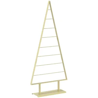 vidaXL Metall Weihnachtsbaum KUOPIO 180 cm Stahl Gold 42053838