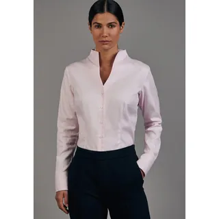 Klassische Bluse SEIDENSTICKER "Schwarze Rose" Gr. 36, bunt (rosa, pink) Damen Blusen langarm Langarm Kragen Uni