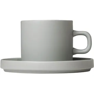 BLOMUS Pilar Kaffeetasse 0,2 l Grau 2 St.