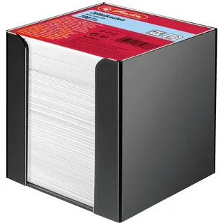 Herlitz Zettelbox 9x9x9 cm Schwarz 1 St.