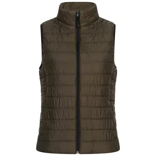 Rock Creek Damen Weste Steppweste Übergangsweste Leicht Damenweste Frauen Westen Stepp Westen Daunenweste Thermoweste D-498 Dunkelgrau 3XL - 3XL