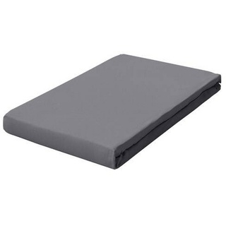 Schlafgut Topper-Spannbetttuch Pure, Grau, Textil, 180-200 cm, Grüner Punkt, Textiles Vertrauen - Oeko-Tex®, Hohenstein, AZO-frei, Oeko-Tex® Made IN Green, bügelfrei, weich und anschmiegsam, perfekter Sitz, Schlaftextilien, Bettwäsche, Spannbettlaken