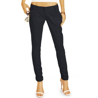 be styled Chinohose BE STYLED Chinos - Tapered Stoffhose, Hüfthose mit Stretch - Damen - h20a schwarz 36