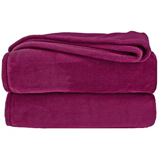 heimtexland Kuscheldecke 150 x 200 cm Lila