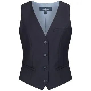 HECHTER PARIS Corporate Weste Damen Tailored Modern Fit, Bekleidungsgröße: 42, Farbe: marine - 42