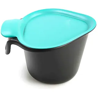 Tupperware Küchenhelfer Tischmüll Adretto 2,5 L schwarz-türkis Bio Alles in Reinen