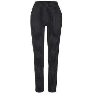 LASCANA Jogger Pants Klassische Schmale Form Schwarz Gestreift 32/34