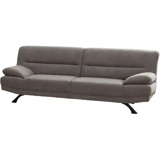 Einzelsofa 3-Sitzer grau 230 cm - BRUNO