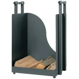 Lienbacher Kaminholzkorb Metall 36 x 40 x 60 cm anthrazit