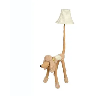 Happy Lamps Bello der Pudel LED-Stehampe 126 cm, Kinderzimmer Deko | handgefertigt, kindersicher, ideal fürs Kinderzimmer, Geschenkidee