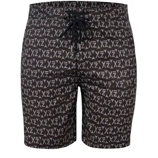 YEAZ Badeshorts DAZZERS Schwarz/Grau L