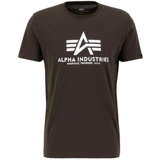 Alpha Industries Basic T-Shirt für Herren Black Olive
