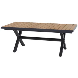 Siena Garden Sincro Gartentisch 200(260) x 100 x 77 cm Teak