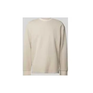 Strickpullover mit Stehkragen, Offwhite, XS