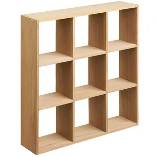 Wandregal Moss Holz Braun Kiefer