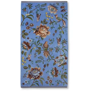 Pip Studio Secret Garden Strandtuch 100 x 180 cm blau