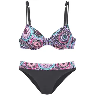 LASCANA Bügel-Bikini Damen Lila 38 Cup F