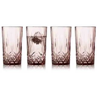 Lyngby Glas Highball 0,38 Liter in Farbe pink
