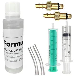 Fantic26 Fahrrad-Montageständer Service Kit inkl. 250ml FORMULA Mineralöl für Cura/E/4 Scheibenbremsen