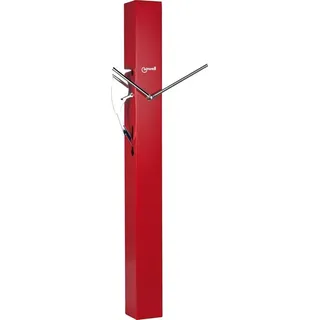 Lowell Wanduhr 6,0 cm rot