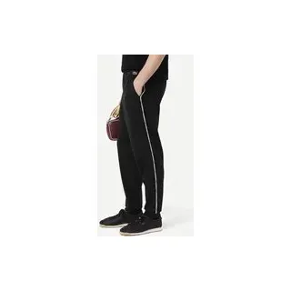 Lacoste Logo Trim Hose schwarz rein - L