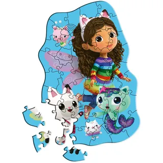Trefl Holz Puzzle Junior 50 - Gabby's Dollhouse