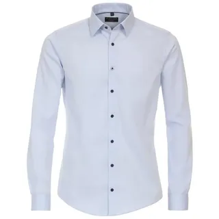 Redmond Businesshemd uni Slim Fit blau XXL