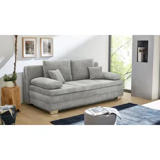 JOB GmbH Jockenhöfer-Order-Börse Schlafcouch Mikrofaser grau
