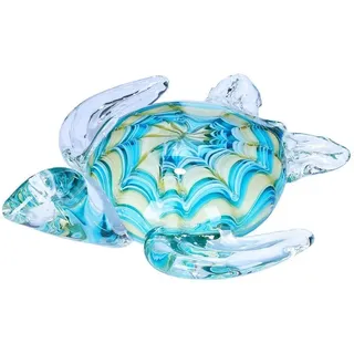 6" Glas Meeresschildkröte Figur Handgefertigt Skulptur Briefbeschwerer