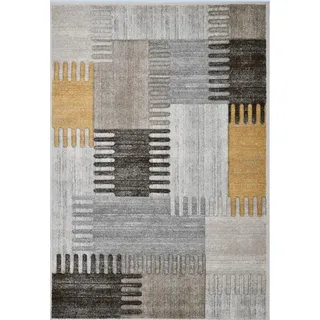 LUXOR LIVING Torrent Teppich 120 x 170 cm Gelb/Grau