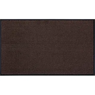 Fußmatte »Easy«, rechteckig, Schmutzfangmatte, rutschhemmend, Innen- und überdachten Außenbereich, 17412335-16 braun 5 mm