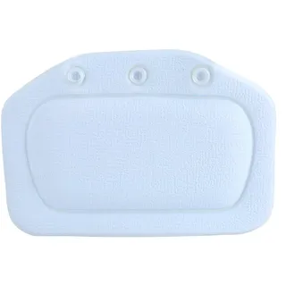 Aigid Badewannenkissen, weicher Schaumstoff gepolstert Spa Badewannenkissen Badewanne Kopfstütze Kopf Nacken Rückenkissen Badezimmer(Blau)