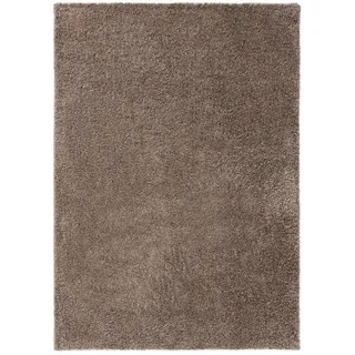 benuta basic Soho Hochflorteppich 60 x 120 cm Grau