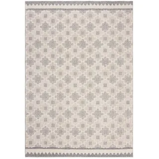 KADIMA DESIGN RIDGE Kurzflorteppich 78 x 150 cm Grau/Beige