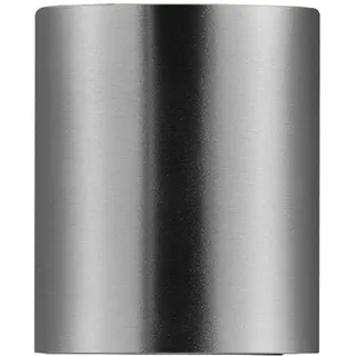 Nordlux Außenwandleuchte Edelstahl 10,4 cm inkl. Lichtschablonen silberfarben