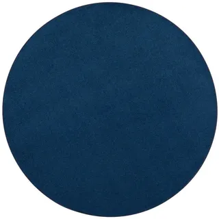 Snapstyle Joy Veloursteppich Ø 133 cm Dunkelblau