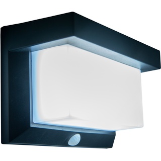 LED Solarleuchte NÄVE Lampen Gr. 1 flammig, Höhe: 12,1 cm, schwarz LED Solarleuchten Dämmerungssensor, Bewegungsmelder, Timer, 4 - Funktionen