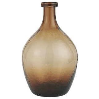 Ib Laursen Bodenvase Glasballon Vase H: 28 cm, in Braun und Grün erhältlich braun