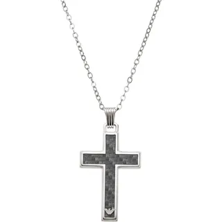 Emporio Armani EGS1705 Herren Collier Edelstahl grau/silber