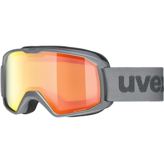 uvex Elemnt FM Skibrille (5030 rhino matt, mirror orange/orange (S2))