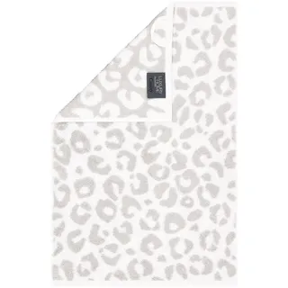 CAWÖ Two-Tone Leo Gästehandtuch 30 x 50 cm grau