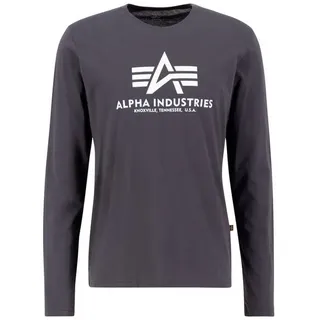 Alpha Industries Basic Langarm-T-Shirt Grey 2XL