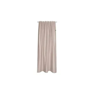 Schöner Wohnen SCHÖNER WOHNEN-Kollektion Vorhang »Soft«, (1 St.), mit Lederapplikation, rosa