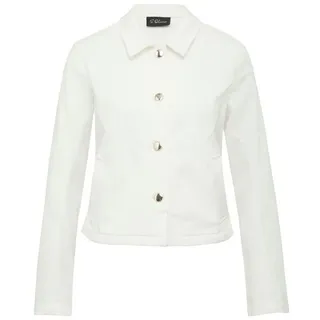 s.Oliver Jeansjacke mit Hemdkragen Weiß 40