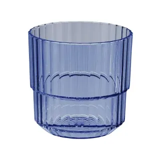 APS LINEA Trinkbecher, blau 10586 , Maße (Ø x H): 8,5 x 8 cm, 220 ml